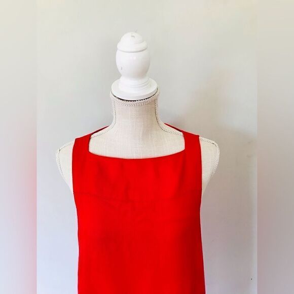 DVF DIANE VON FURSTENBERG DALLAS DRESS, size 2 | CHERRY RED - Picture 4 of 8